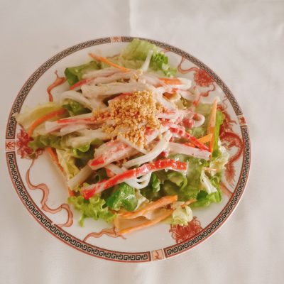 Salade aux crabes